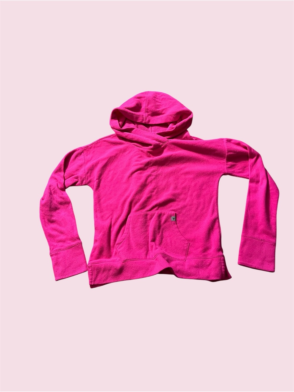 Justice Bright Hot Pink Hoodie Pullover